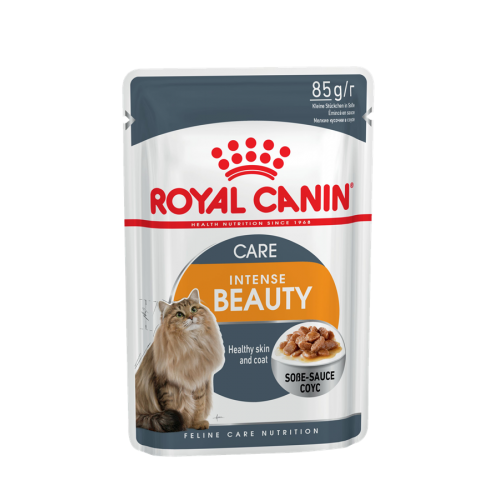 Intense Beauty - Влажный корм для кошек для поддержания красоты шерсти "Роял Канин Интенс Бьюти" (соус)