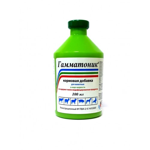 Гамматоник - кормовая добавка для нормализации обмена веществ у животных и птиц