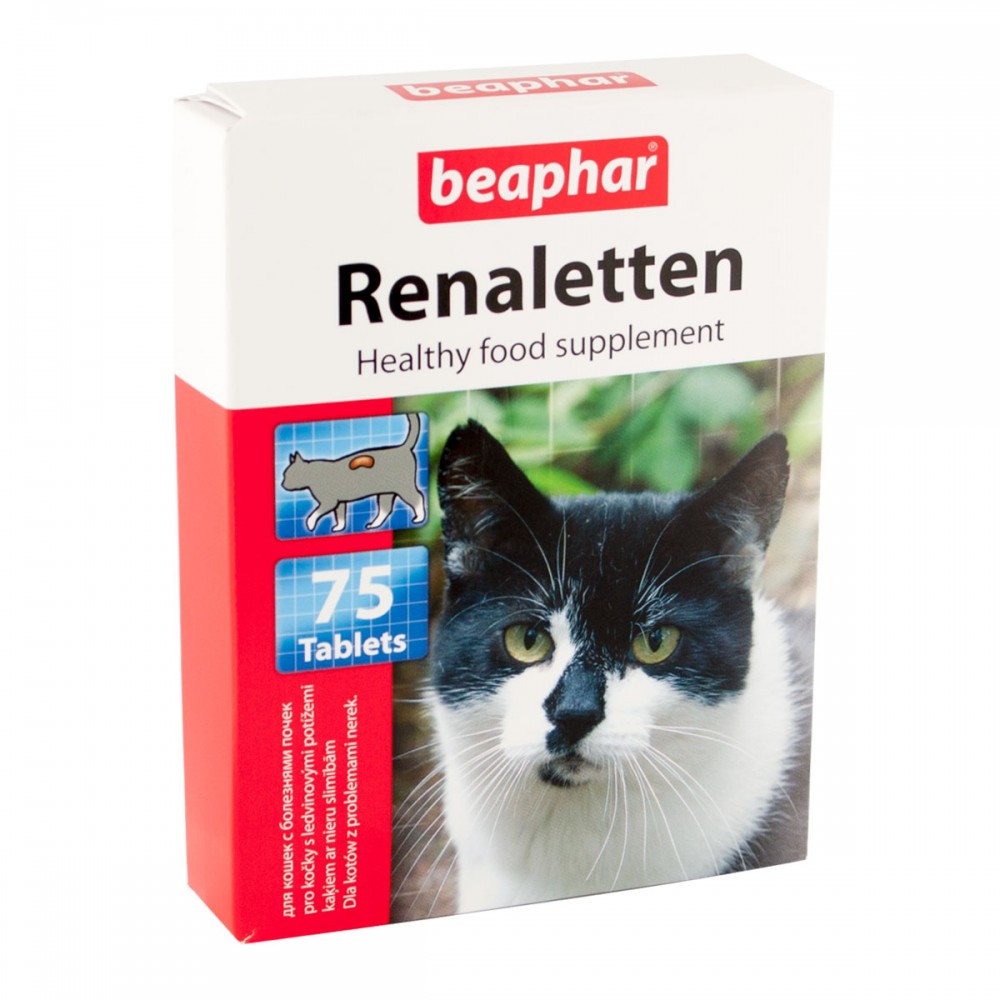 Beaphar "Renaletten" Беафар - Витамины для кошек с почечными проблемами