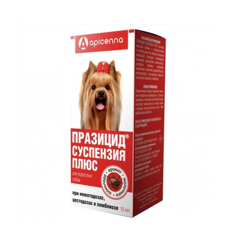 Празицид  ПЛЮС для взрослых собак, суспензия, 1 фл