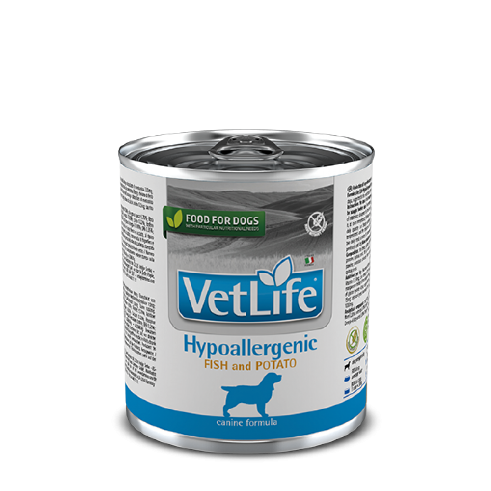 Farmina Vet Life Dog HYPOALLERGENIC FISH AND POTATO Фармина Вет Лайф Гипо паштет для собак рыба с картофелем при пищевой аллергии