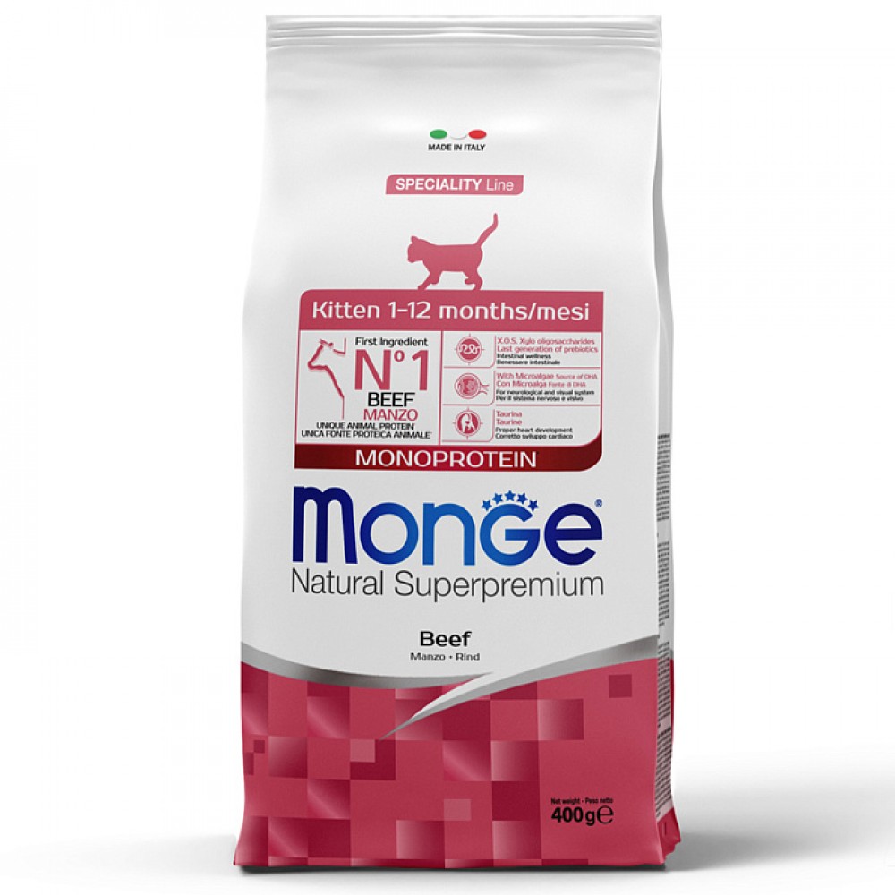 Monge Cat Monoprotein - Корм для котят с говядиной