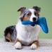 Mr.Kranch Игрушка для собак средних и крупных пород Бумеранг с пищалкой 34х28,5х6,5см, синий