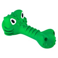  Mr.Kranch Игрушка  для собак Крокодил с пищалкой  зеленая с ароматом курицы