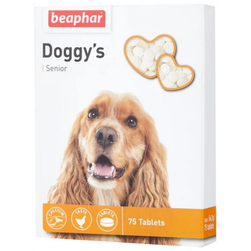 Beaphar Витамины Senior Doggys минеральн.лакомство для собак от 7 лет