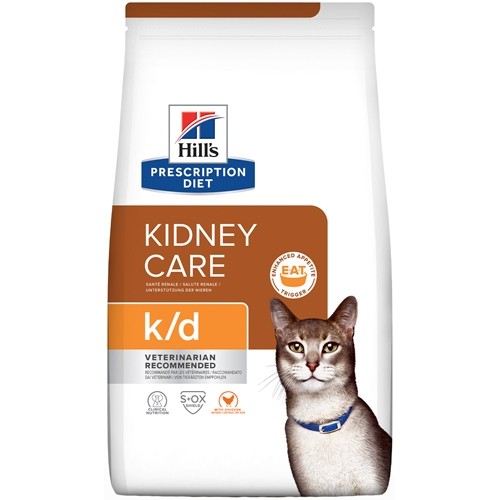 Prescription Diet™ K/D™ - 605989 Хиллс для кошек K/D лечение заболеваний почек, профилактика МКБ оксалаты, ураты