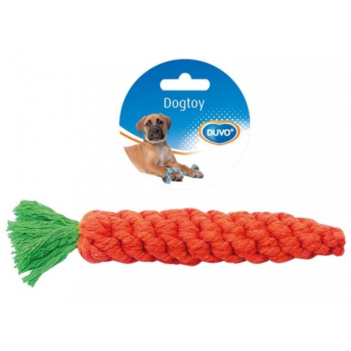 Игрушка веревочная для собак "Морковь", 20 см