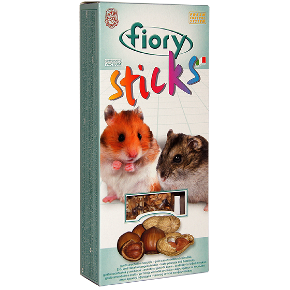 Fiory Sticks - Палочки для хомяков с орехами