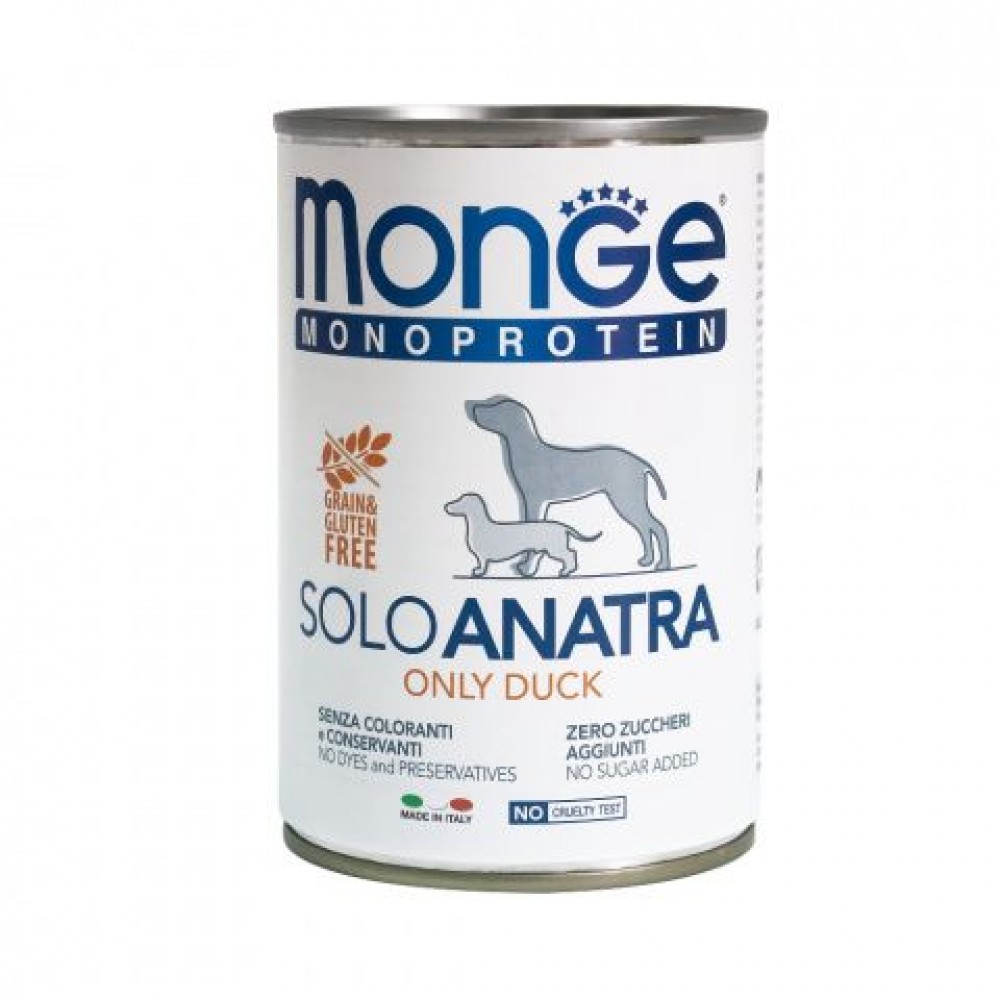 Альфапет монопротеин. Влажный корм Monge Dog Monoprotein для собак, паштет из утки, консервы 400 г. Консервы Monge для собак 400 г. Monge Monoprotein для собак. Консервы Монж 400 гр.