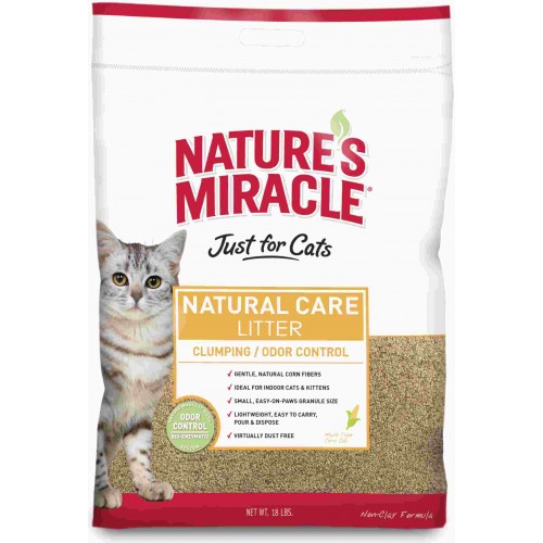 NM Premium Natural Care - Наполнитель кукурузный комкующийся для кошачьего туалета