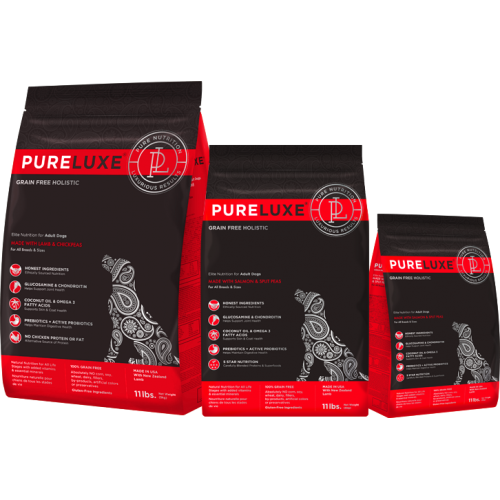 PureLuxe ПурЛюкс Корм для взрослых собак с ягненком и нутом
