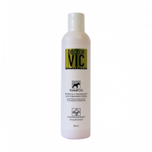 Doctor VIC/Доктор ВИК шампунь с пантенолом Альпийский букет для собак всех пород 250 мл