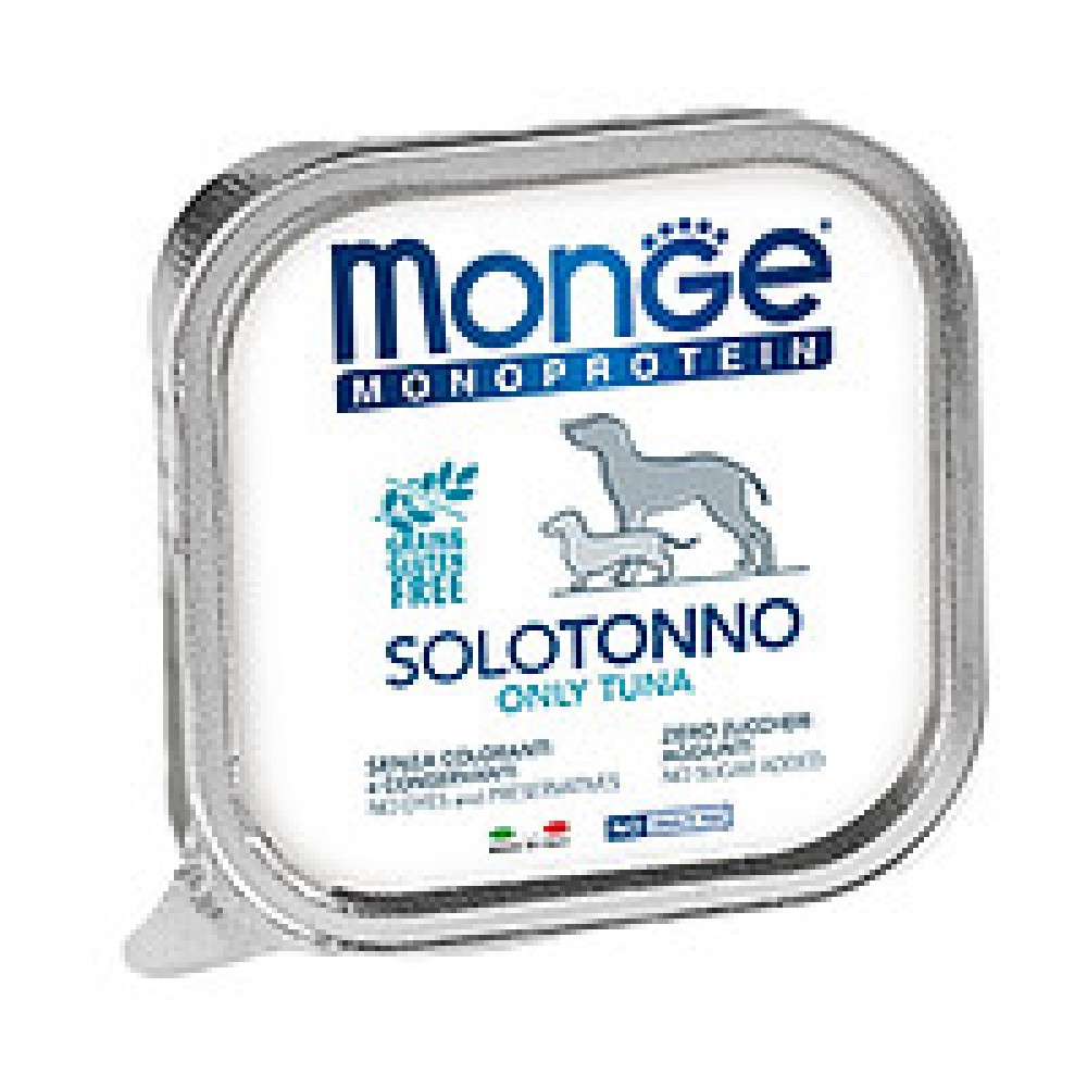 Monge Dog Monoprotein Solo - Консервы для собак паштет из тунца