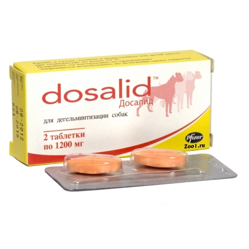 Досалид (Dosalid), 1200 мг, 2 табл., 20 табл.