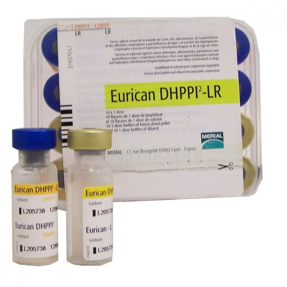 Вакцина для собак l. Эурикан dhppi2 вакцина для собак. Эурикан для собак Берингер. Эурикан LR И dhppi2. Вакцина Эурикан dhppi2-LR.