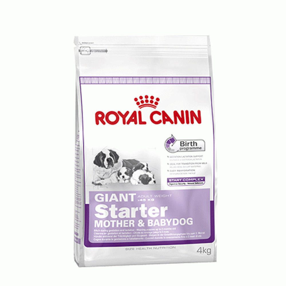 Royal Canin Giant Starter - Корм для щенков очень крупных пород до 2-месячного возраста, а также для беременных и кормящих собак "Роял Канин Джайнт Стартер"