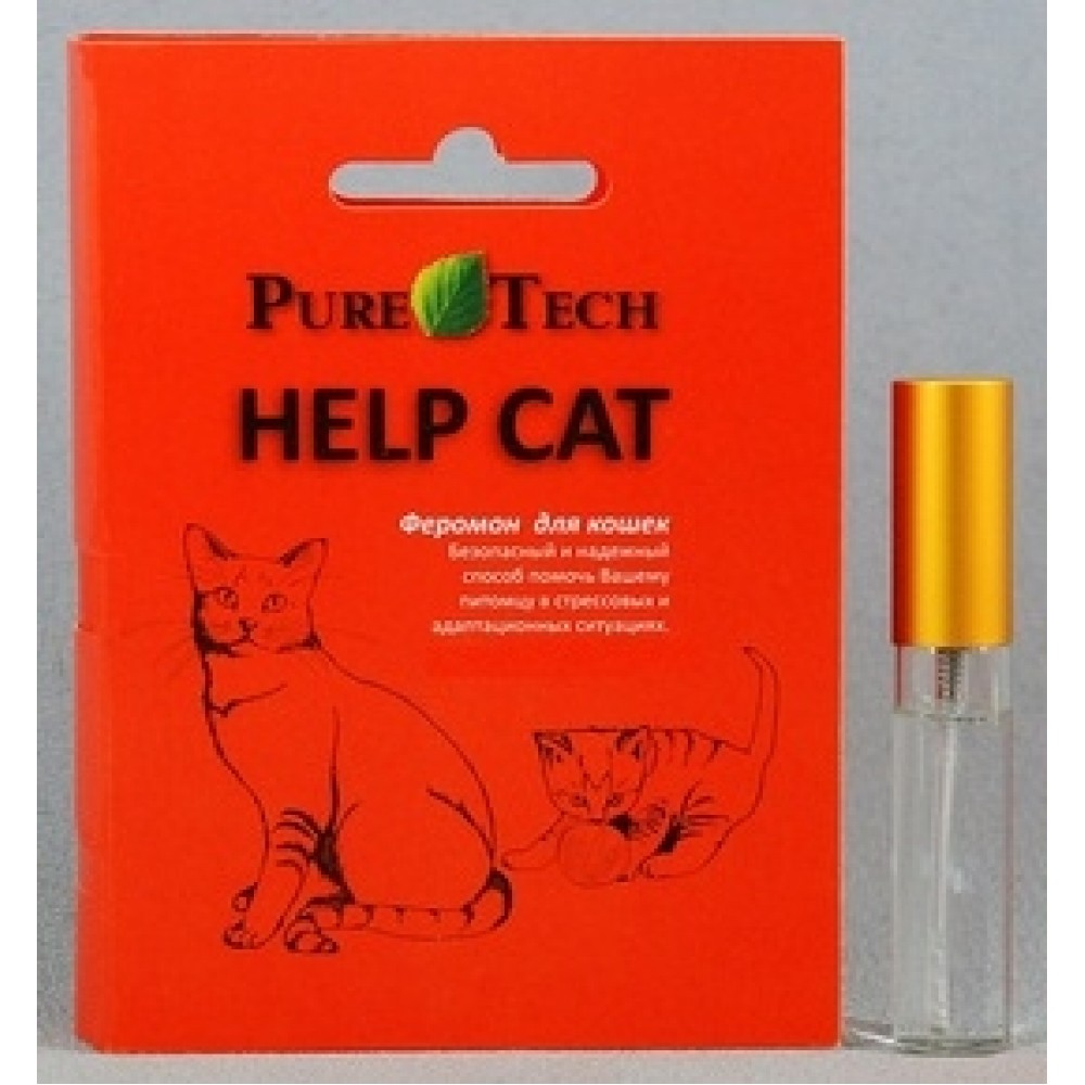  Help Cat, Кэт хэлп, Феромон для кошек, 5 мл.