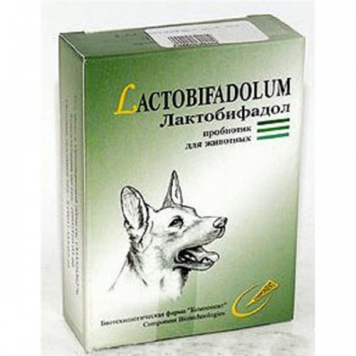 Лактобифадол для собак, уп. 50 г.