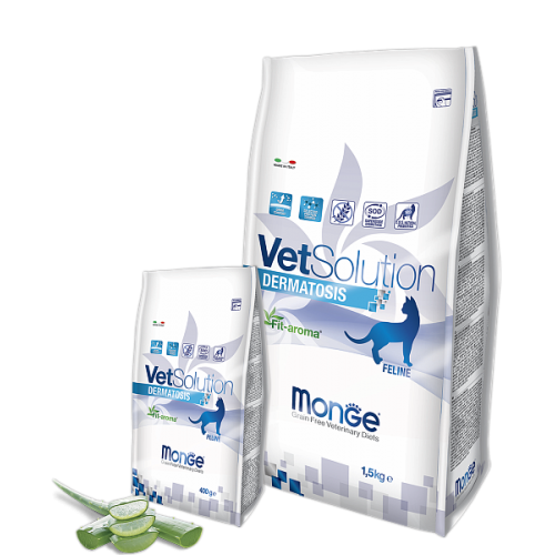 VetSolution Cat Monge Dermatosis - Диета для кошек Монж Дерматозис