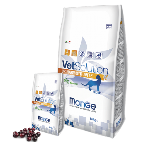 VetSolution Cat  Monge Urinary Struvite - Диета для кошек Монж Уринари Струвит