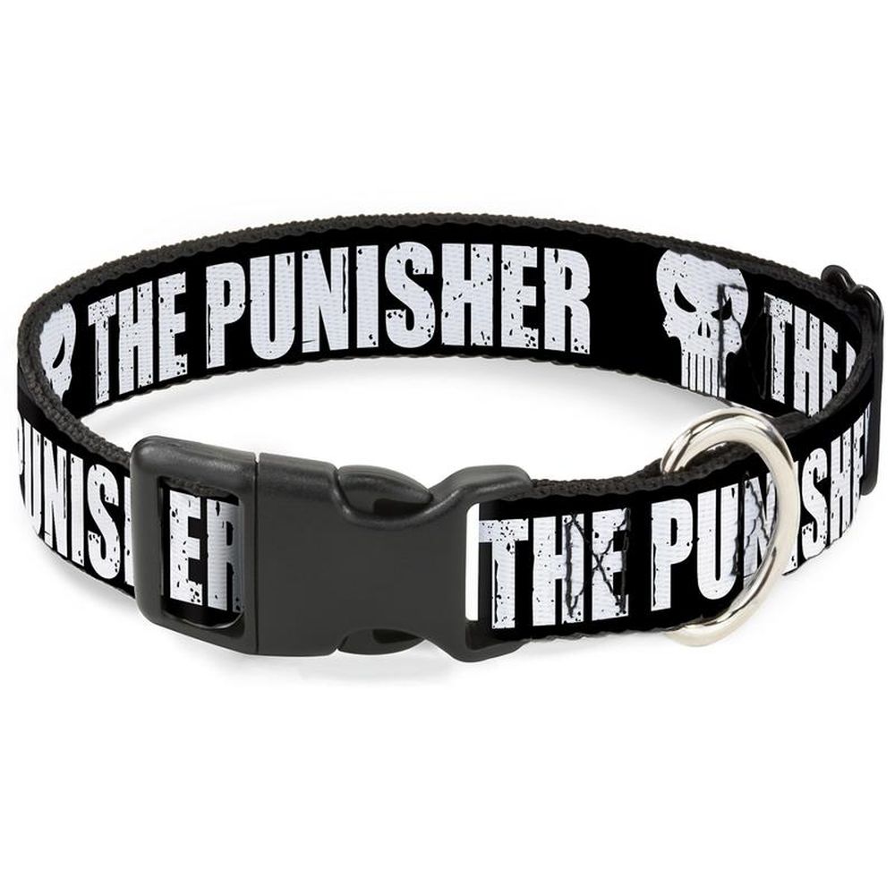Buckle-Down Punisher - Ошейник для собак с пластиковой застёжкой "Каратель"