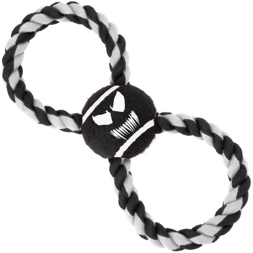 Venom - Игрушка для собак мячик на верёвке "Веном"