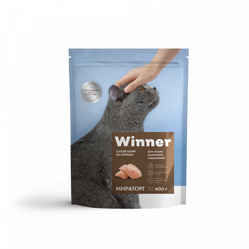 Winner Мираторг - Сухой корм для кошек домашнего содержания