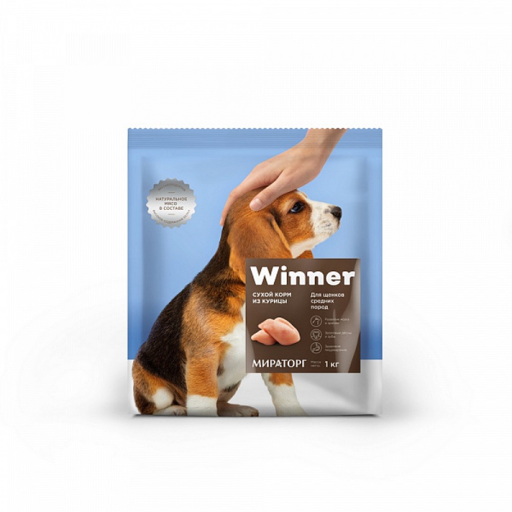 Winner Мираторг - Сухой корм для щенков средних пород