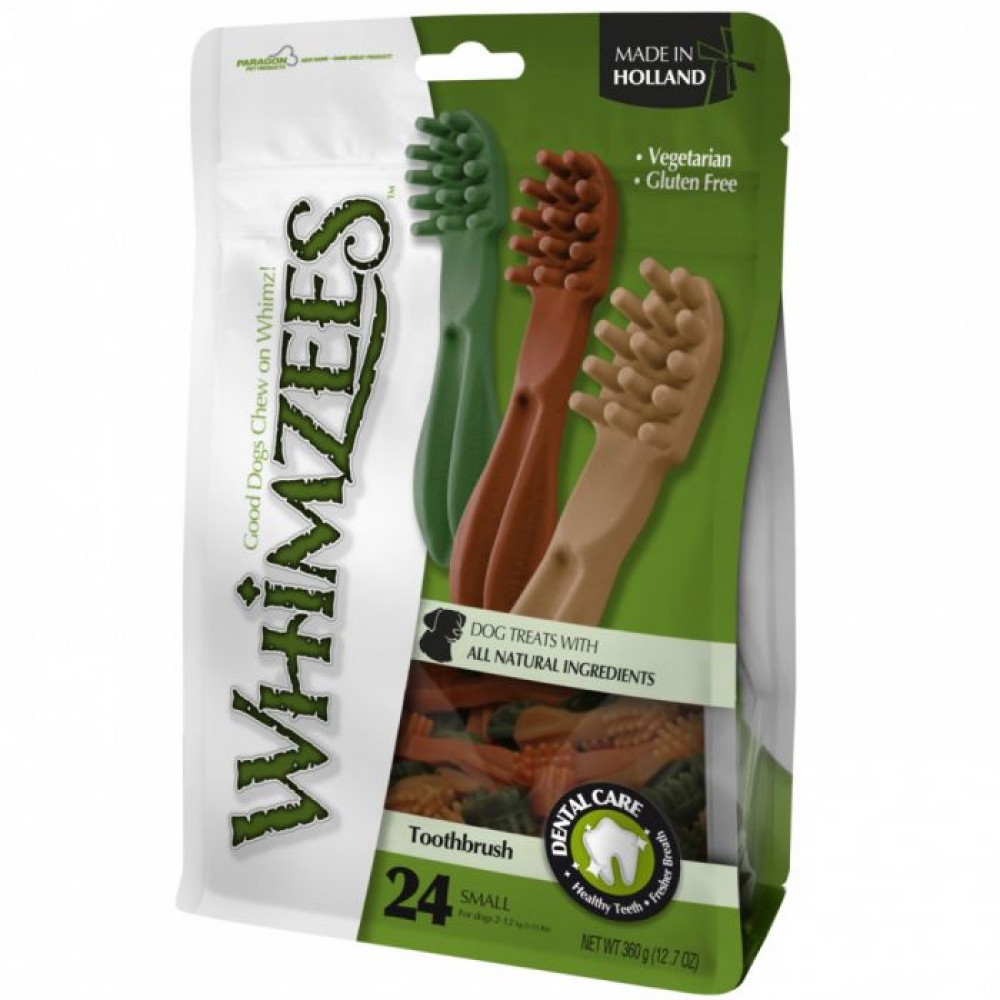 Whimzees VET Dental Brush - Щетка для собак Дентал Браш в пакете
