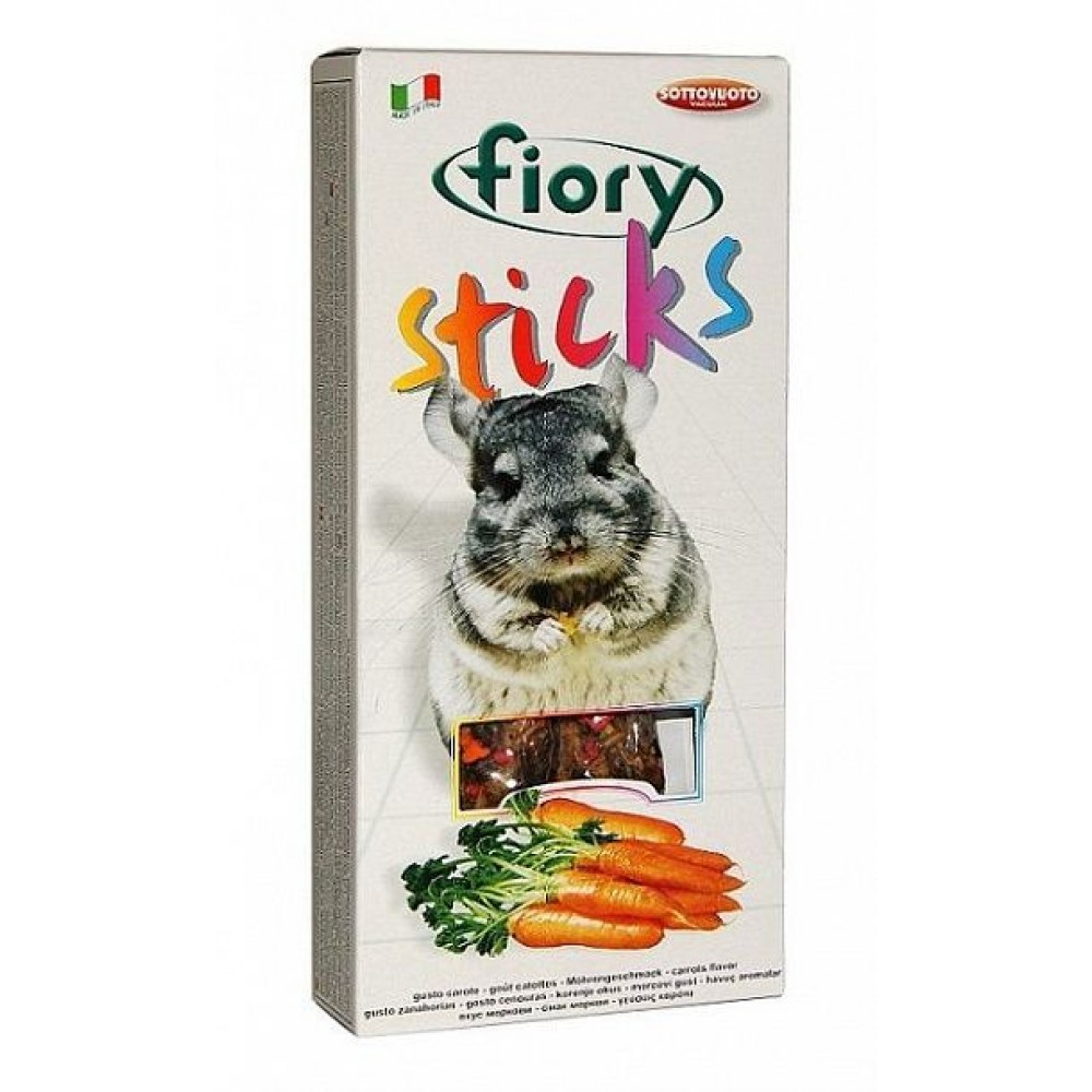 Fiory Sticks - Палочки для шиншилл с морковью