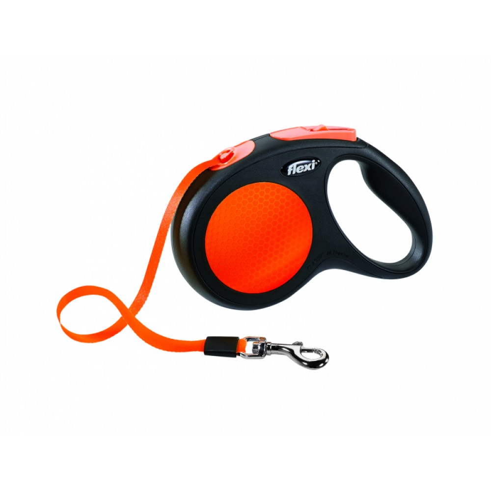 Flexi Limited Edition New Neon - "Флекси Неон" рулетка лента для собак оранжевый (5 м)