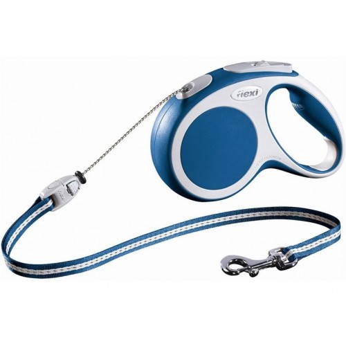 Vario - "Флекси Варио" рулетка трос для собак синяя (5 м)