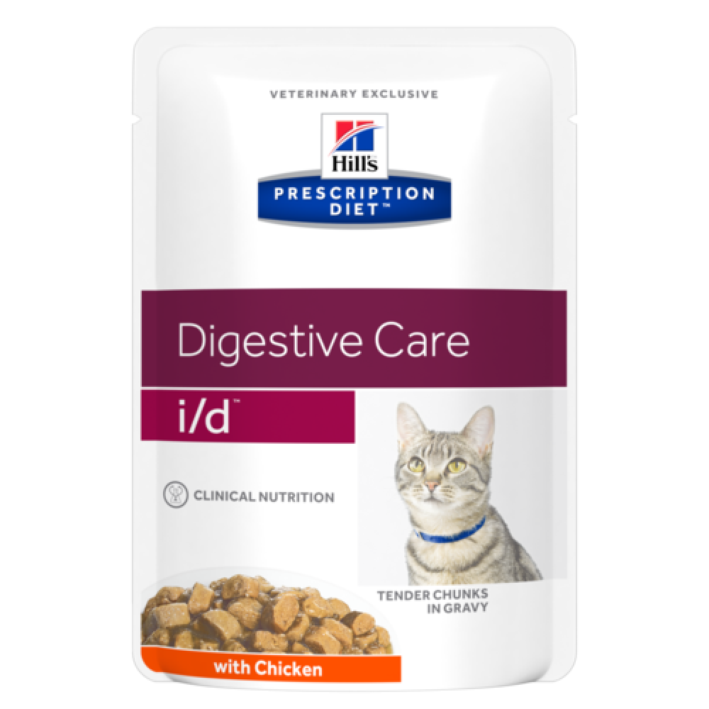Hill's Prescription Diet™ I/D™ - Хиллс диета пауч для кошек (лечение заболеваний ЖКТ) с курицей