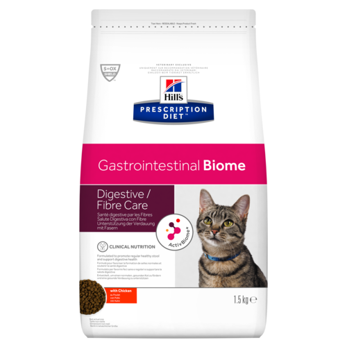 Hill's Gastrointestinal Biome  - Хиллс сухой корм диета для кошек лечение ЖКТ
