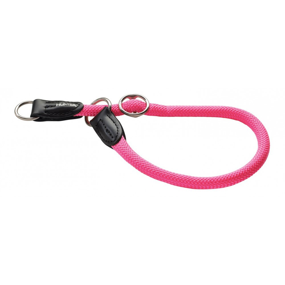Hunter Freestyle Neon - Ошейник-удавка для собак, нейлон, розовый неон