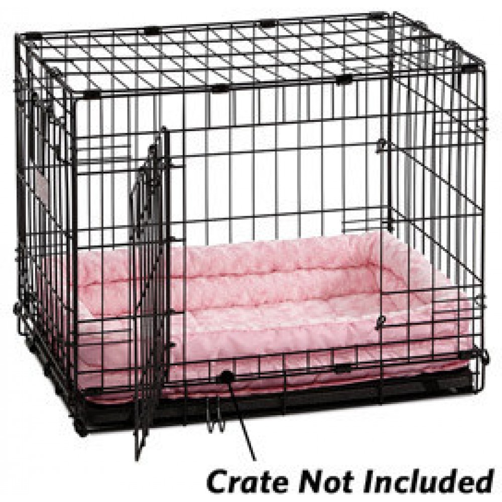 MidWest Fashion - Лежанка для кошек и собак плюшевая, розовая.