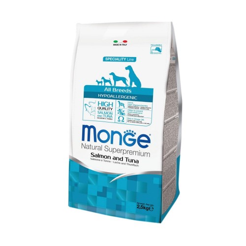 Monge Dog Speciality Line Hypo - Монж гипо сухой корм для собак, гипоаллердженик, лосось с тунцом
