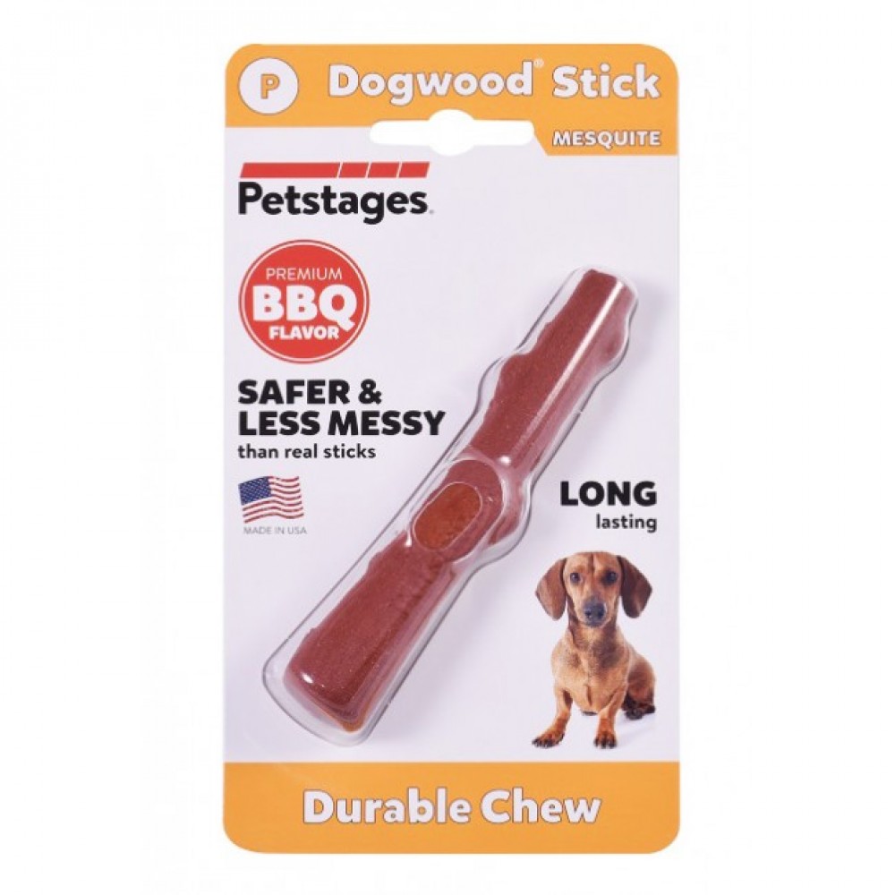 Petstages Mesquite Dogwood - Игрушка для собак с ароматом барбекю