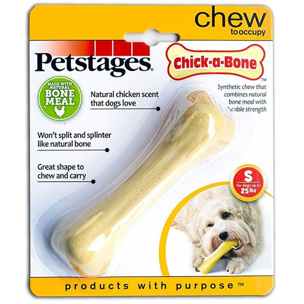 Petstages Chick-A-Bone - Игрушка для собак косточка с ароматом курицы