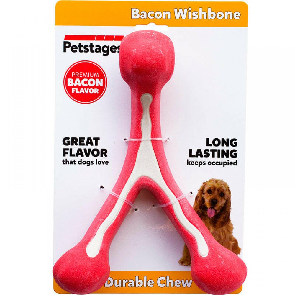 Petstages Wishbone - Игрушка для собак с ароматом бекона