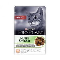 PRO PLAN Adult Delicate - Влажный корм для кошек, Ягненок в соусе, 85 гр