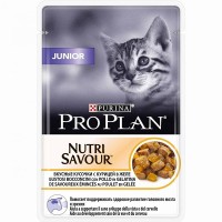 PRO PLAN Junior - Влажный корм для котят, Курица в желе, 85 гр