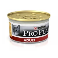 PRO PLAN "Adult" - Влажный корм (консервы) Пурина для кошек, Курица БАНКА