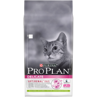 Pro Plan Delicate - Сухой корм Проплан для кошек с чувствительным пищеварением, Ягненок