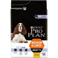 PRO PLAN OPTIAGE "Adult 7+ Medium&Large" - Сухой корм Пурина для собак средних и крупных пород, Курица