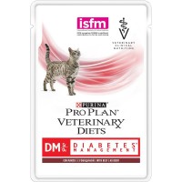 Pro Plan Diabetes DM - Влажный корм Проплан Диабетик для кошек с говядиной, пауч