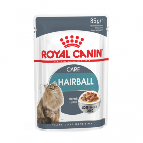 Hairball Care - Влажный корм для вывода шерсти для взрослых кошек "Роял Канин Хэйрболл Кэа"