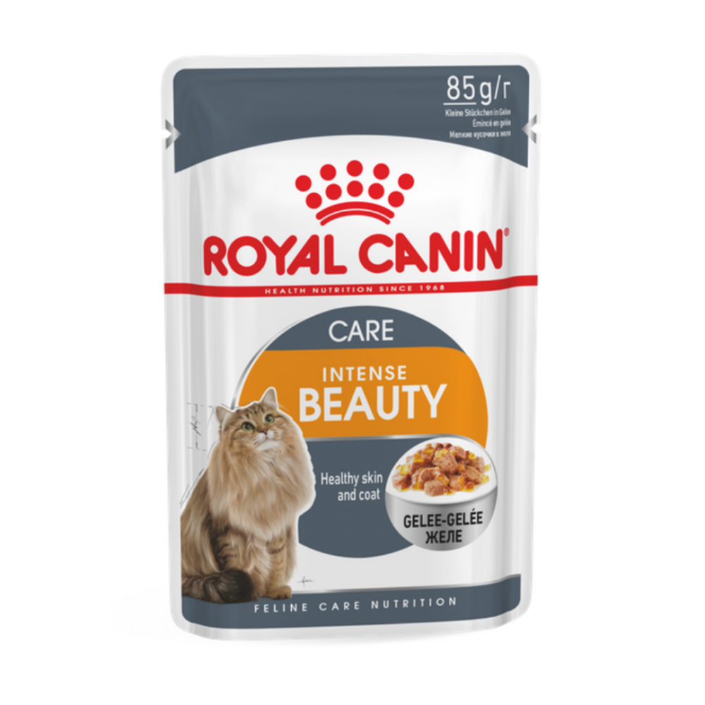 Royal Canin Intense Beauty - Влажный корм для кошек для поддержания красоты шерсти "Роял Канин Интенс Бьюти" (желе)