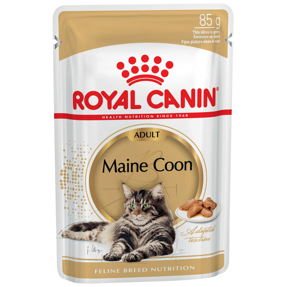 Royal Canin Maine Coon - Влажный корм в соусе для кошек породы мейн кун Роял Канин