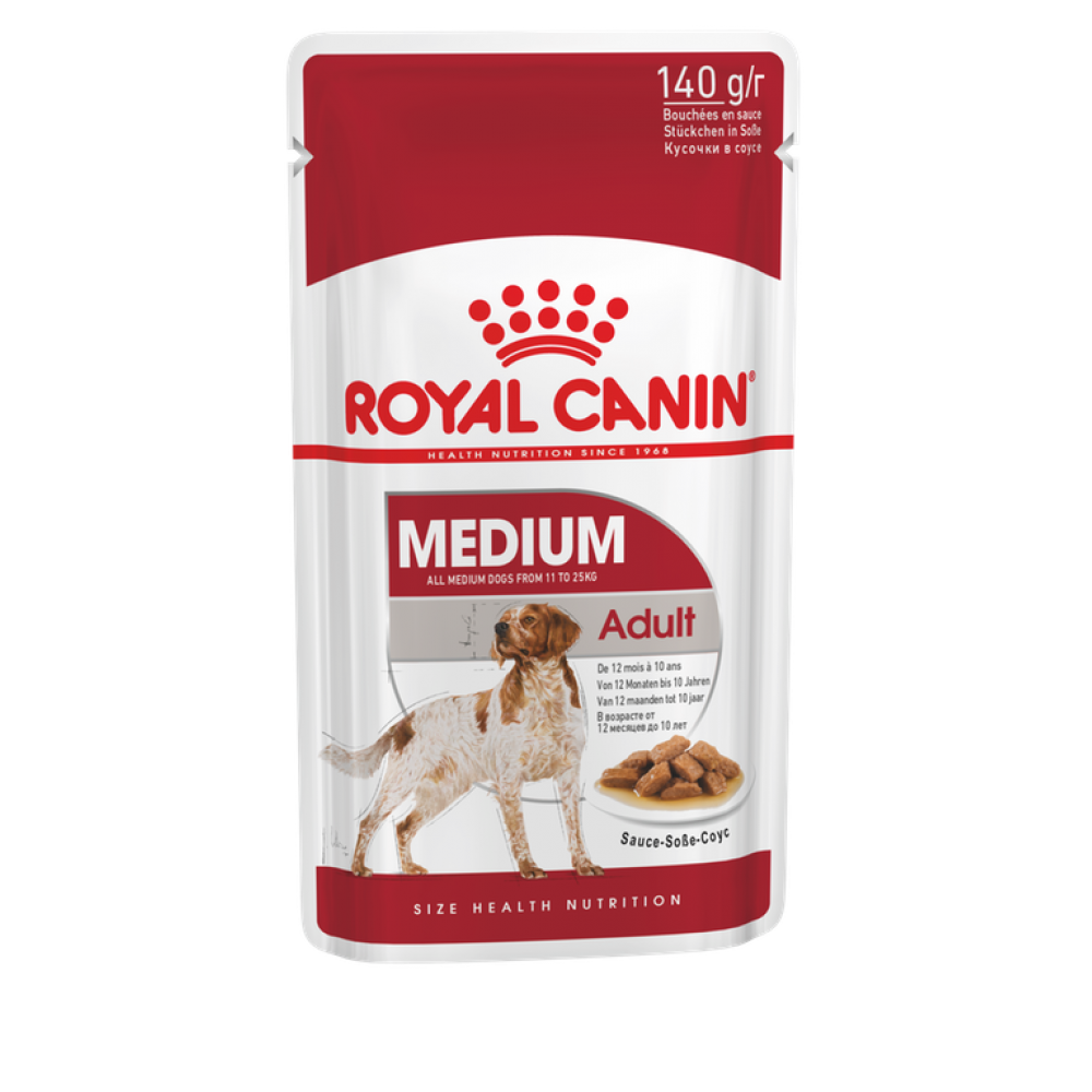 Royal Canin Medium Adult - Влажный корм в соусе для взрослых собак средних пород "Роял Канин Медиум Эдалт"
